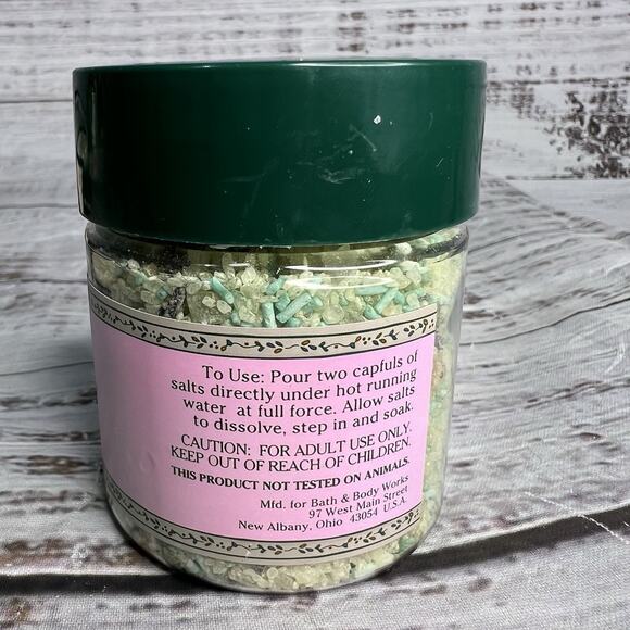 Bath and Body Works STRESS RELIEF MINERAL BATH SALTS Vintage Rare HTF - Picture 3 of 6